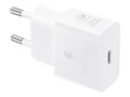 Samsung 25W GaN Strømadapter USB-C u/kabel - Hvit