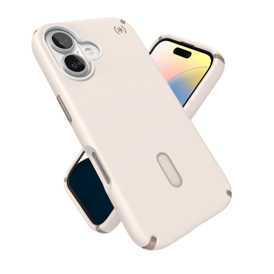 Speck ClickLock Presidio2 Mobildeksel iPhone 16 - Hvit