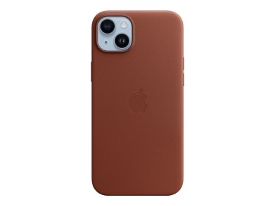 Apple Lærdeksel iPhone 14 Plus Magsafe - Brun
