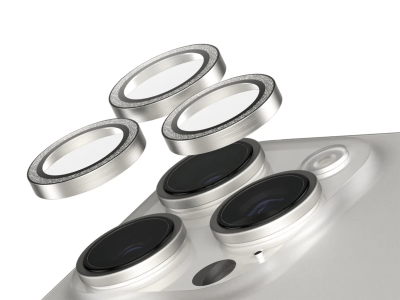 PanzerGlass Safe Linsebeskyttelse iPhone 16 Pro/16 Pro Max - Sølv