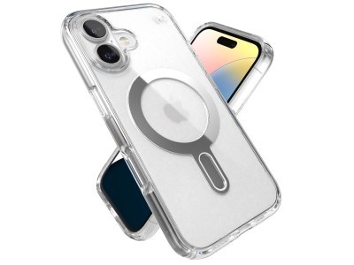Speck ClickLock Presidio Mobildeksel iPhone 16 Magsafe - Gjennomsiktig