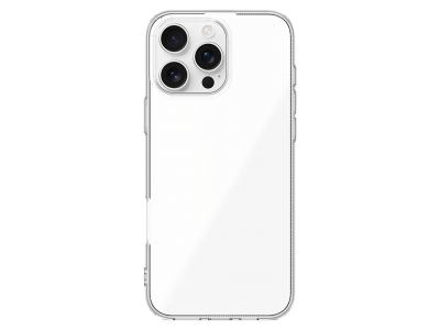 Silikondeksel iPhone 16 Pro Max - Gjennomsiktig